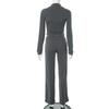 European Style Slimming Sportswear Set: Stand Collar Slim Fit Top & Shorts 2025