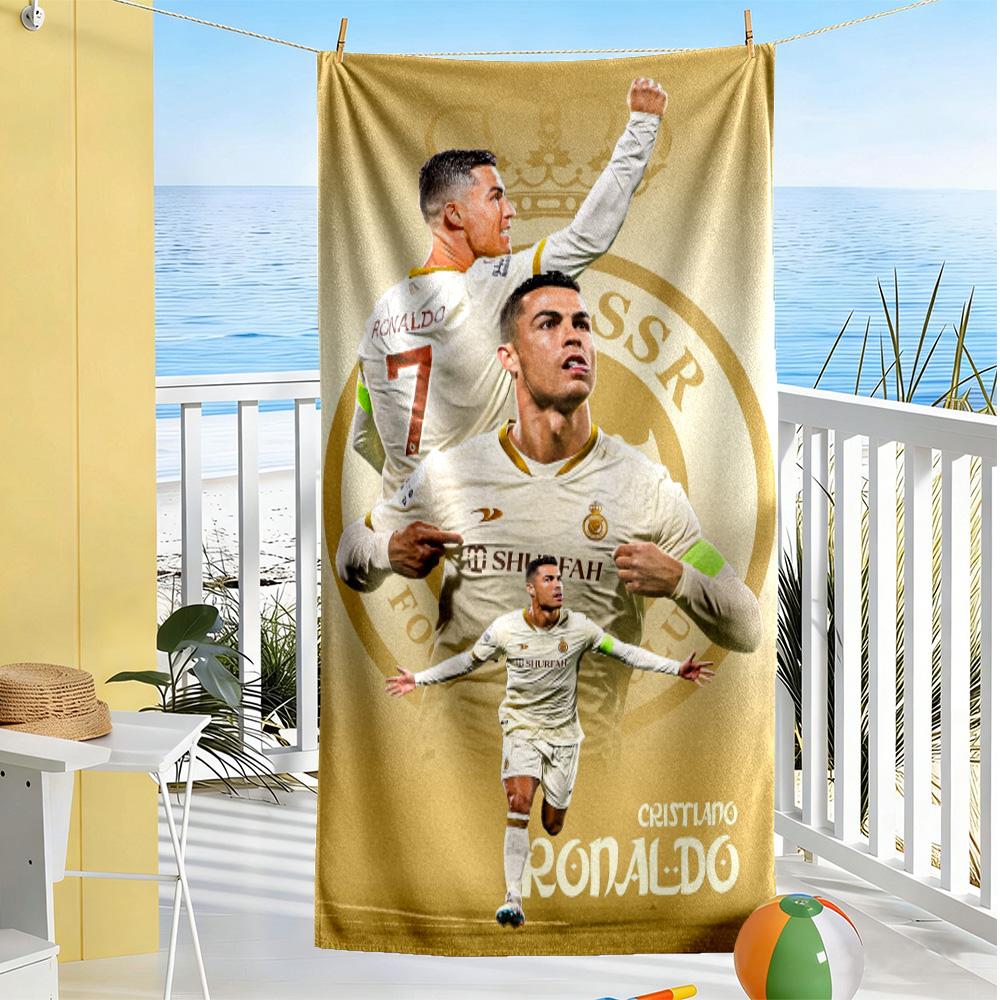 Man Star Action Beach Towel Super Soft & Absorbent Comfortable Lightweight Suitable for Swimming, Gym, Camping, Yoga Vacation