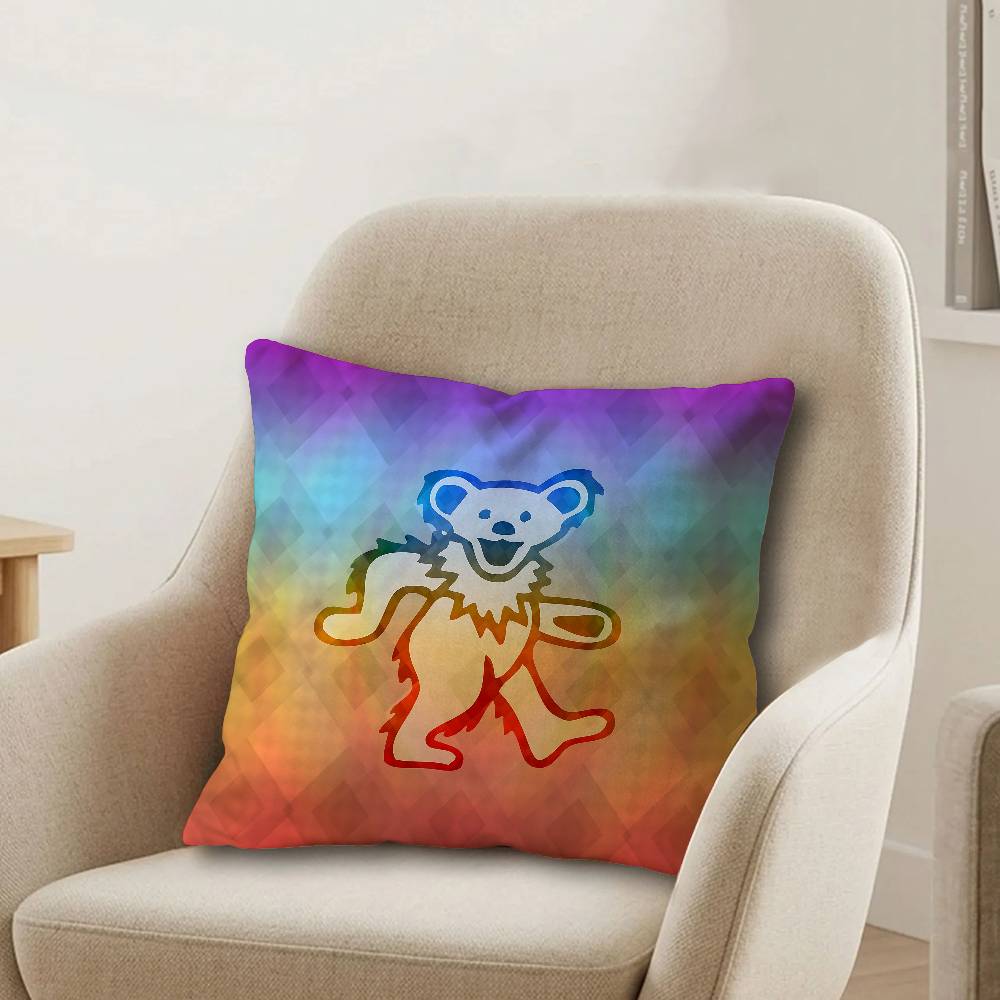 GGrateful DDead Maple Design Cushion Cover Happy Autumn Harvest Decor Holiday Decorati Pillow Cover