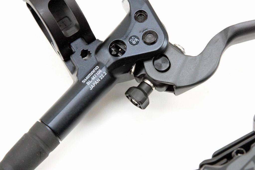 SHIMANO Deore SLX High Performance Hydraulic Disc Brake No Rotor Front and Rear Set Black 4-pot 4-piston BL-M7100 BR-M7120
