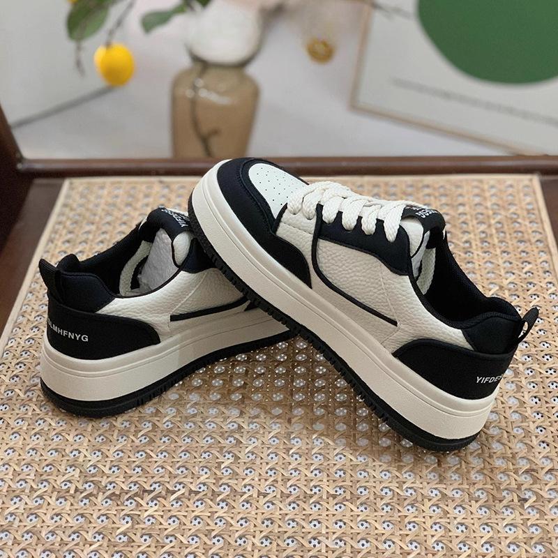 Leather Sneakers D'Lites Spring New Versatile Platform White Shoes Women's Shoes Casual Shoes for Women Sneaker