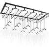 Hanging Glass Holder, Wine Glass Rack with 4 Rails for 10-15 Glasses, 50 X 22.5 X 5 Cm