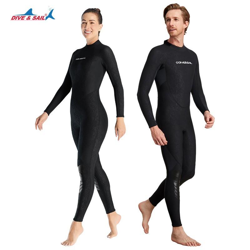 Warm Diving Suit 1.5mm One-piece Long-sleeved Cold-proof Snorkeling Surfing Swimming Wet