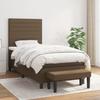3136632 vidaXL Divan Bed with Mattress Dark Brown 80x200 Cm