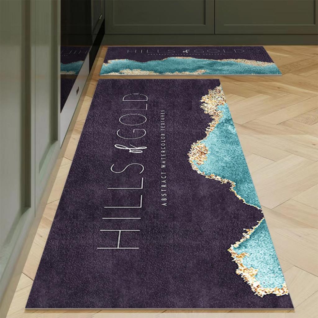 Fashion Simple Nordic Style Kitchen Mat  Carpet House Hold Carpet Modern Home Decor