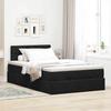 VidaXL Cadre de lit ottoman avec matelas noir 120x200 cm velours, cadre de lit, cadre de lit rembourré, cadre de lit ottoman 3311911