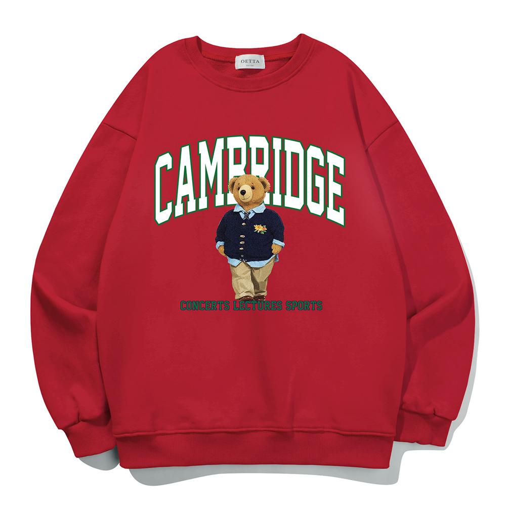 Толстовка с мишкой Тедди Yda Cambridge Красная M