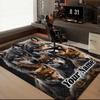 1PC Custom Name Wolf Family Portrait Theme Floor Mat Ideal for Living Room, Game Rooms, Office, Bedroom,Floor Mat Playful Design47