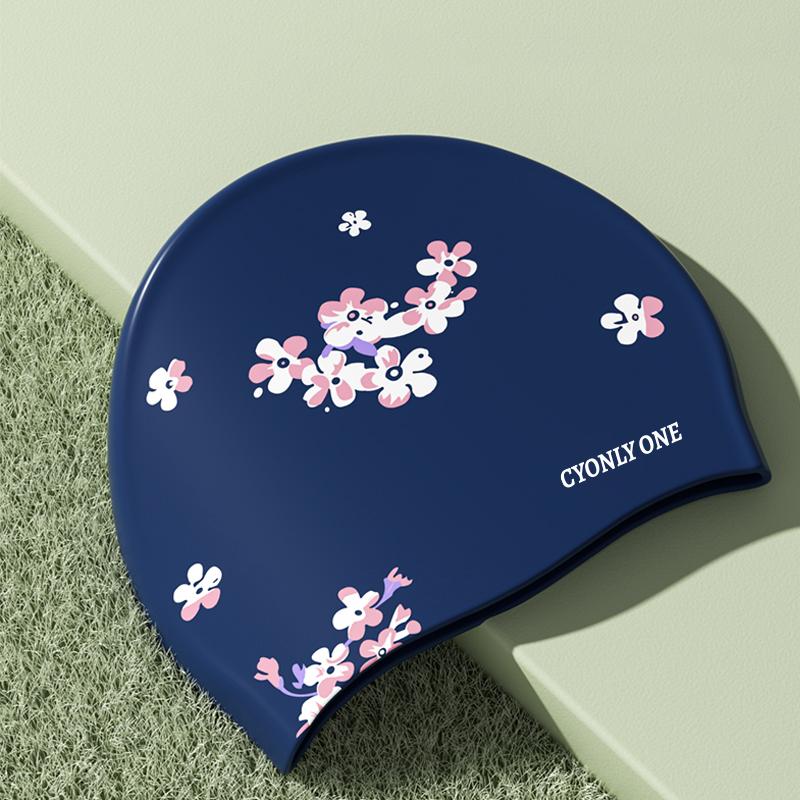 Stylish Silicone Swim Cap For Women – Comfortable, Durable, And Hair-Protecting Design