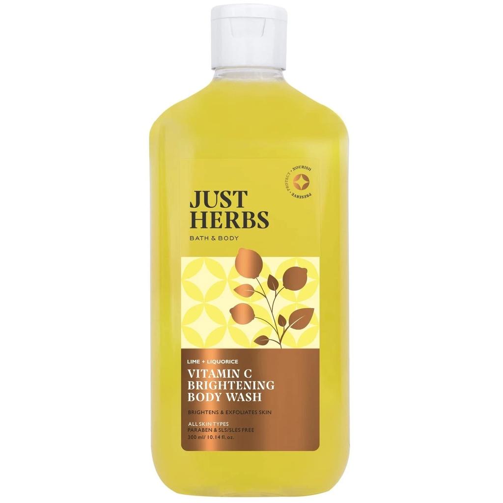 Just Herbs Vitamin C Hautaufhellendes Duschgel Für Glatte Haut 300ml