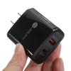 20W PD+QC3.0 Dual Port Fast Charging Travel Charger with Light