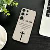 Bible Verse Jesus Christ Christian  Phone Case For Samsung S26,S25,S24,S23,S22,S21,S20,Plus,Fe,Lite,Others Black Cover