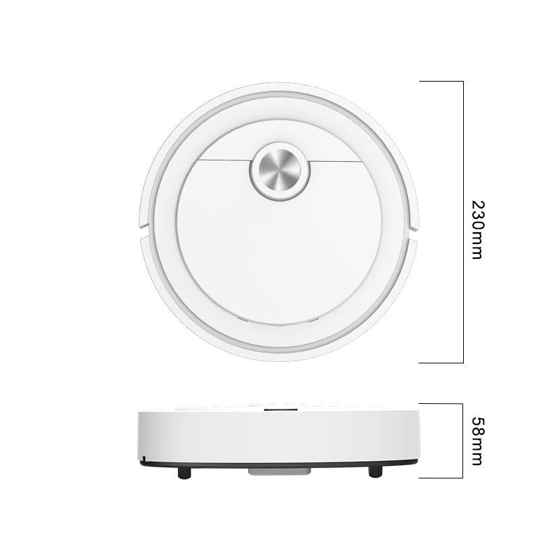 Robot With Vacuum, Sweeping and Mopping Integrate, Fully Automatic Mini Intelligent Vacuum Cleaner - Household Cleaning