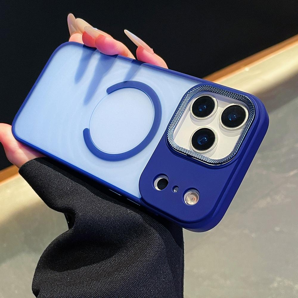 

Desert Titanium Gold matte magsafe charging phone case for iPhone 17 16 15 14 13 12 11 Pro Max Air Plus magnetic hard back cover iPhone 12