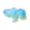 Hand Carved Healings Crystals Gemstones Elephant Statue Collectible Figurines