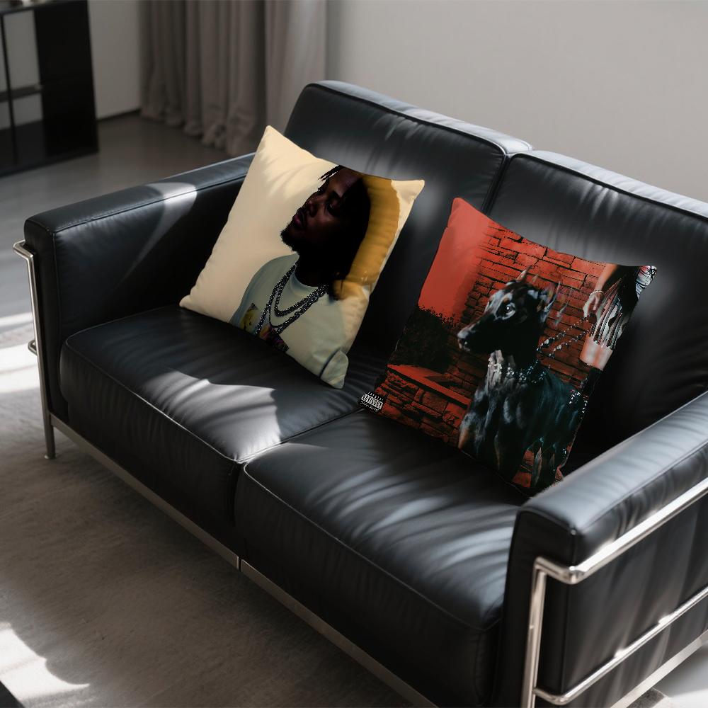 Singer L-Leon Thomas III cushion cover Square Sofa Cushion Cover Casual Skin-Friendly Comfortable Pillow Cover
