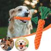 Dog Toys Bite Resistant Pet Dog Chew Toys for Small Dogs Cleaning Teeth Puppy Carrot Cotton Rope Pet Playing Toy Accessories