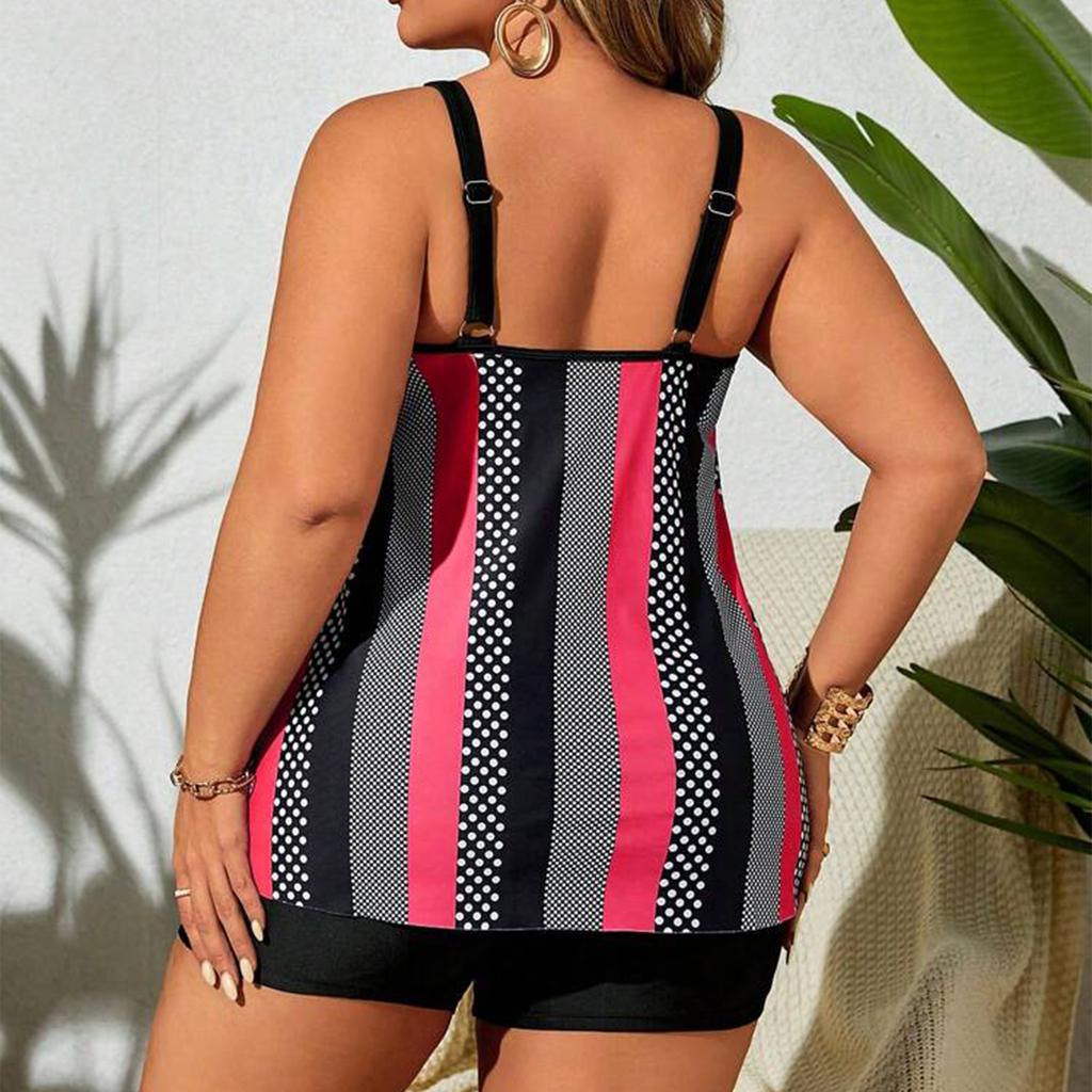 Women's Two-Piece Bikini Set Plus Size Split Swimsuit