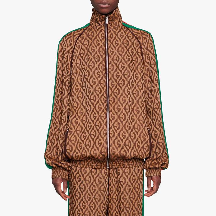 Previous Season GG Print Bomber Jacket 596002-XJBUT-2100