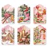 Decorations Party Christmas Accessories Vintage Paper Gift Hanging Set Tags