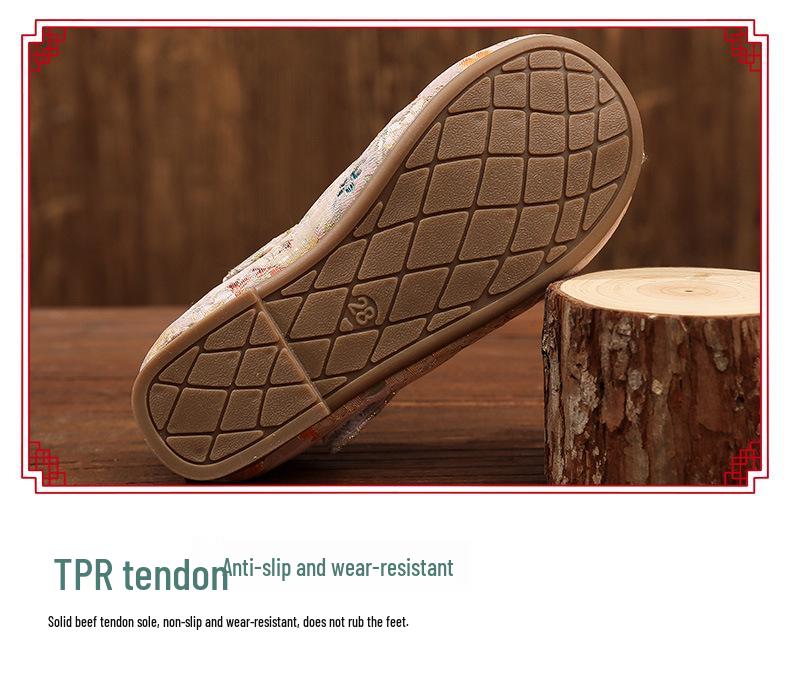 Girls' Traditional Beijing Embroidered Hanfu Shoes - Ethnic Style