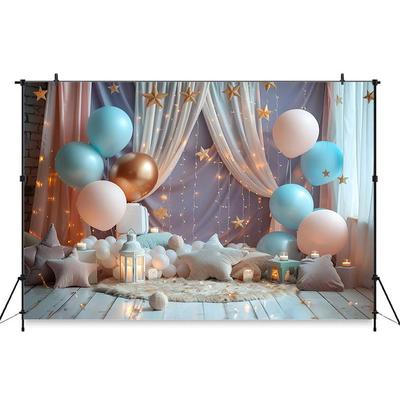 Mocsicka Cake Smash Photography Background Newborn Girl Baby Shower Birthday Portrait Decoration Backdrop Photo Studio Wallpaper