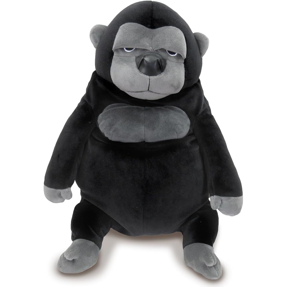 Morisaka Global Mochigori L 22x22x30cm Gorilla Plush Toy Soft Touch Cute Animal Mochi Series MOGO-0350