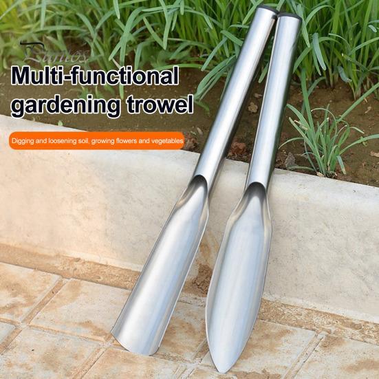 Narrow Pointed Hand Shovel Stainless Steel Garden Trowel, Gardening Shovel, Small Tool for Planting Digging Planting, Weeding, Clamming, Dig