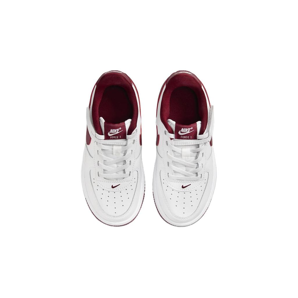 Nike Force 1 Low EasyOn PS White Team Red Kids Sneakers FN0237-105
