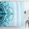 Mandala Boho Dusjforheng Fargerikt Blomstermønstret Baderomsforheng for Hjem Badekar Dekorasjon Vanntett Polyesterstoff med Kroker