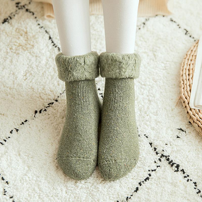 Women's Plush Towel Thick Socks Winter Thick Warm Long Socks Woolen Socks Snow Skiing Socks