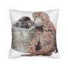 Baby Monkey Punch Team Punch Pillow Case Funny Pillow Cover Graphic Pillowcases For Living Room Chair
