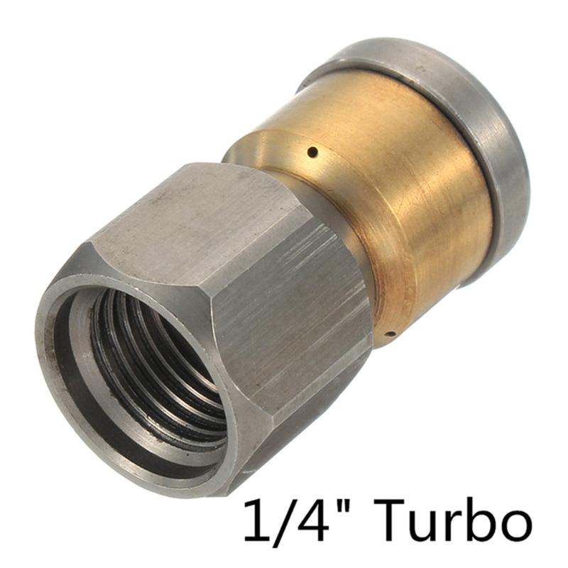 High Pressure Washer  Pipe Spray Nozzle, Spray Nozzle, Nose Pressure, Drain Pipe,1 / 8  1/4 3 / 8 BSP Female Thread