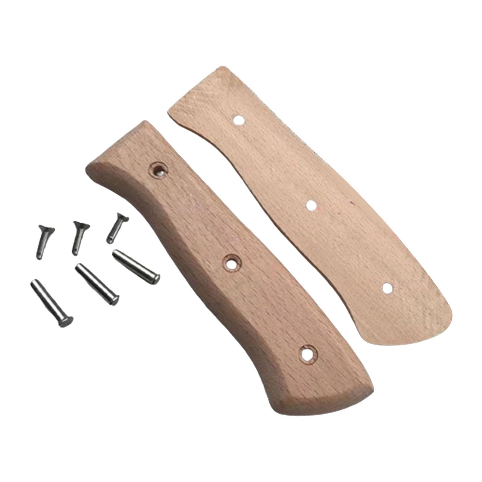 Ручка кухонного ножа Ручка для поделок Ручка шеф-повара Ручка для мясного ножа Деревянная ручка для ремонта ножа для дома Столовой