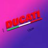 Ducati 848, 899, 959, 1098, 1198, 1199, 1299 fuel tank three-color flag car stickers