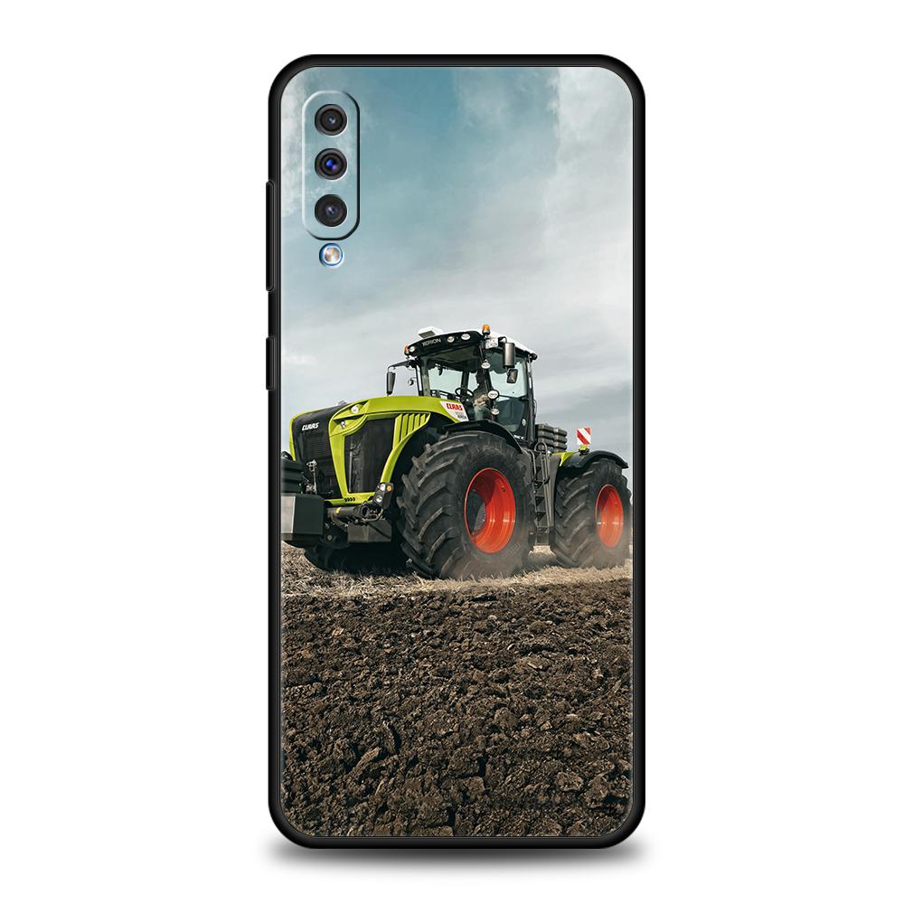 

Farm Bulldozer Phone Case For Samsung Galaxy A53 A73 A33 A23 A13 A12 A22 A02 A50 A70 A20 A10 A20S 5G Black Silicone Cover Coque Samsung A23