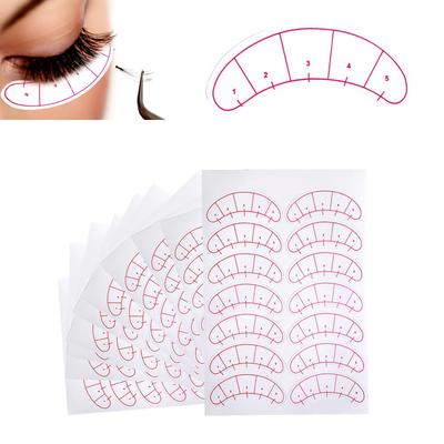 70Pairs/Lot False Eyelash Extension Paper Patches Under Eye Makeup Tools Eye Tips Sticker Wraps Pads
