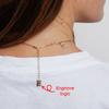 e-Manco Custom Tags Stainless Steel Charms for Necklace Bracelets 6 Sizes to Choose