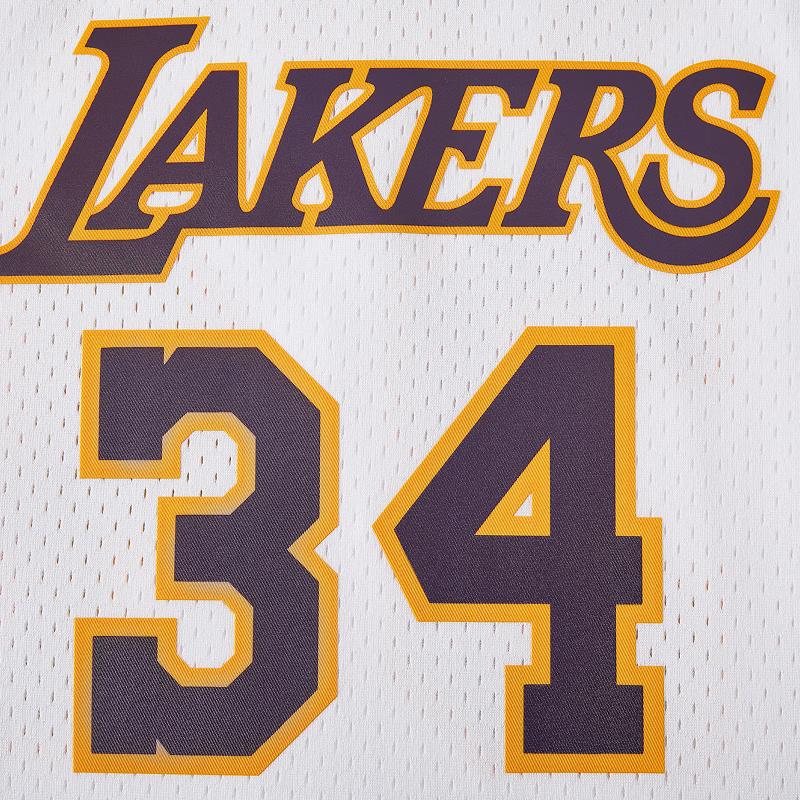 NBA Official Mitchell & Ness Lakers Basketball Jersey
