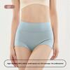 Plus Size Lady Spring and Autumn Cotton High Waist Antibacterial Comfortable Widened Non Mark Breathable Flat Angle Briefs
