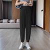 Thin Casual Wide Leg Harem Ankle-Length Pants Solid Elastic Waist Women New In ClothingSweet Streetweat Summer Long Trousers OL