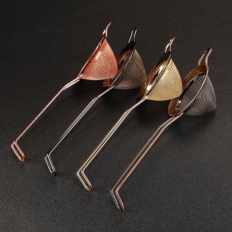 304 Stainless Steel Fine Mesh Bar Cocktail Strainer Sieve for Removing Bits from Juice Professional Quality Mesh Strainer