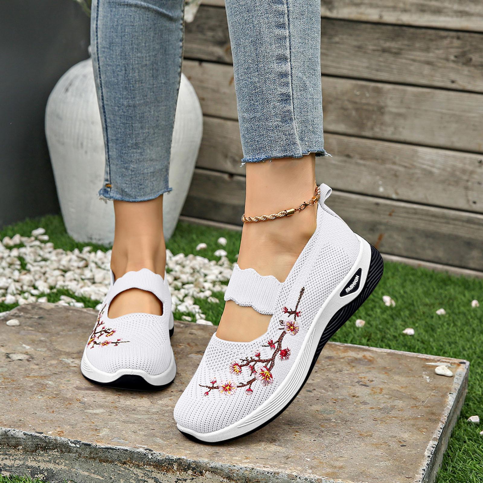 

Женская спортивная обувь Полые сандалии Сетчатая повседневная обувь Женская обувь Удобная обувь для активного отдыха Беговая обувь 43 белый