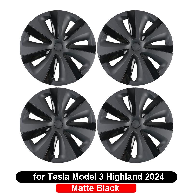 Capace de jantă complete pentru Tesla Model 3 Highland 2024, capace de roți, accesorii, decorațiuni caroserie, pentru înlocuirea autovehiculelor de performanță