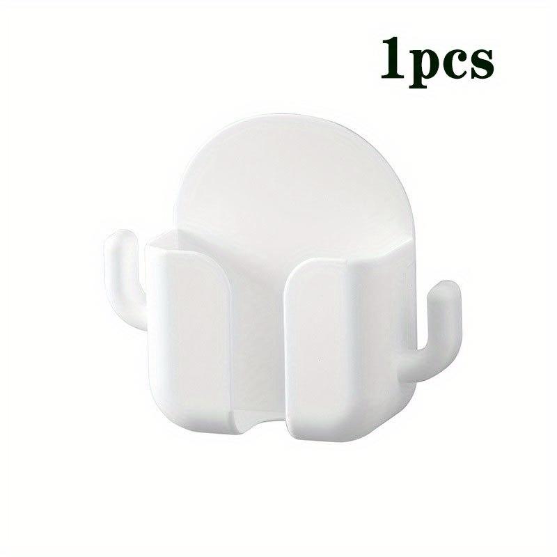 1pc Foldable Wall-Mounted Storage Box, Plastic Phone Stand  & Remote Control Organizer for AC  & TV - No Power Needed, Independent Design