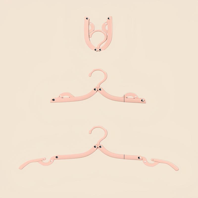 4Pcs Foldable Multifunctional Travel Hanger, Detachable, Can Be Used To Hold Small Items Such As Socks, Underwear, Towels, Etc