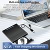 7 In 1 USB 3.0 Type C DVD Player Burner Reader Slim External CD DVD Drive CD Burner for Windows XP/7/8/10/11 Laptop Desktop