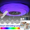 48W 220V Bedroom Smart Ceiling Lamp Home Lighting bluetooth Music Light WiFi APP Intelligent Control Modern RGB LED Ceiling Lights