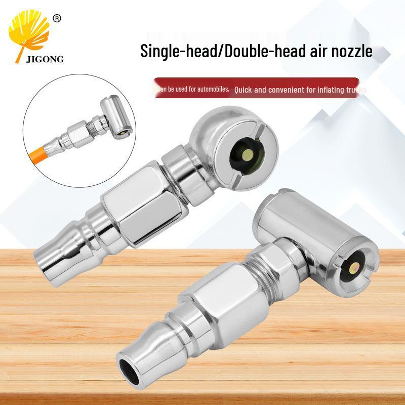 Fast-Charge Dual-Use Tire Inflation Valve for Hand-Crank Pumps