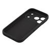 (Black) For iPhone 17 Pro Max Case Compatible with MagSafe Liquid Silicone + PC Phone Cover with Camera Touch Control Button
